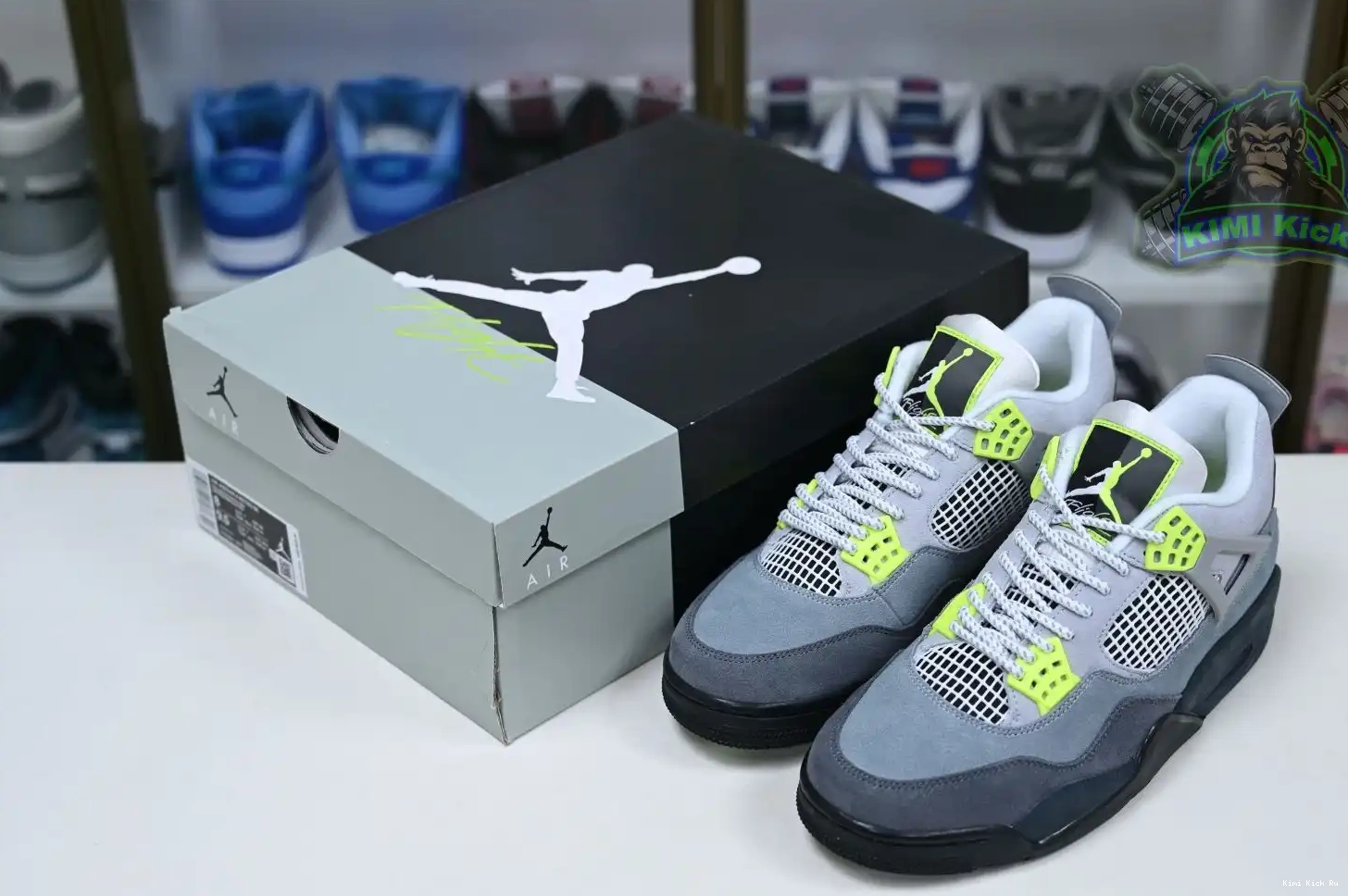 Jordan 4 retro Jordan Air se'95neon Kimikick 0605